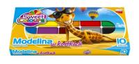 Opakowanie Modelina 10 kol.Koma-Plast w kostce