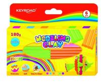 Opakowanie Modelina 30 g neon 6 kolorów