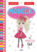 Modelki. Kolorowanka. Autor: Matusiak Monika. SmakLiter.pl Okładka książki Modelki. Kolorowanka