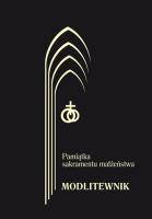 Okładka książki Modlitewnik czarny. Pamiątka sakramentu małżeństwa (wyd. 2022)