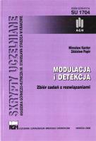 Modulacja i detekcja. Autor:   Praca zbiorowa. SmakLiter.pl Okładka książki Modulacja i detekcja