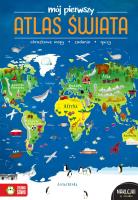 Mój pierwszy atlas świata. Autor: Zioła-Zemczak Katarzyna, Ewelina Garbula. SmakLiter.pl Okładka książki Mój pierwszy atlas świata
