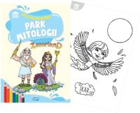 Moja kolorowanka. Park mitologii. Autor:   Praca zbiorowa. SmakLiter.pl Okładka książki Moja kolorowanka. Park mitologii