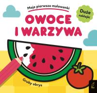 Okładka książki Moje pierwsze malowanki. Owoce i warzywa