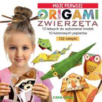Moje pierwsze origami. Zwierzęta. Autor: Grabowska-Piątek Marcelina. SmakLiter.pl Okładka książki Moje pierwsze origami. Zwierzęta