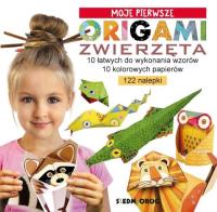 Moje pierwsze origami. Zwierzęta. Autor: Grabowska-Piątek Marcelina. SmakLiter.pl Okładka książki Moje pierwsze origami. Zwierzęta