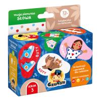 Moje pierwsze słowa Książeczka na kółeczku dla dzieci 12 mies.CzuCzu. Autor: Opracowanie zbiorowe. SmakLiter.pl Okładka książki Moje pierwsze słowa Książeczka na kółeczku dla dzieci 12 mies.CzuCzu