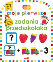 Moje pierwsze zadania przedszkolaka. Akademia mądrego dziecka. Autor: Priddy  Roger. SmakLiter.pl Okładka książki Moje pierwsze zadania przedszkolaka. Akademia mądrego dziecka