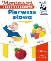 Okładka książki Montessori Karty obrazkowe Pierwsze słowa 1-3 lata