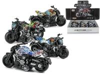 Motocykl 1:32 metalowy MIX. Wydawca: ADAR. SmakLiter.pl Opakowanie Motocykl 1:32 metalowy MIX
