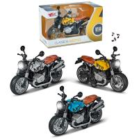 Motocykl metalowy ze światłem i dźwiękiem MIX. Wydawca: Trifox. SmakLiter.pl Opakowanie Motocykl metalowy ze światłem i dźwiękiem MIX