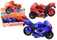 Motocykl sportowy napęd frykcyjny światło i dźwięk. Wydawca: Leantoys. SmakLiter.pl Opakowanie Motocykl sportowy napęd frykcyjny światło i dźwięk