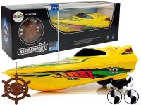 Opakowanie Motorówka zdalnie sterowana zółta