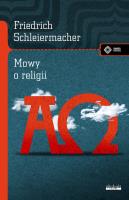 Mowy o religii. Autor: Friedrich D.E. Schleiermacher. SmakLiter.pl Okładka książki Mowy o religii
