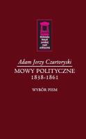 Mowy polityczne 1838-1861. Autor: Czartoryski Adam Jerzy. SmakLiter.pl Okładka książki Mowy polityczne 1838-1861