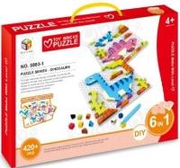 Opakowanie Mozaika 420 el. + 4 płytki - dinozaury