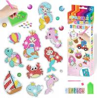 Opakowanie Mozaika diamentowa naklejki świat wodny