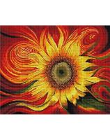 Opakowanie Mozaika diamentowa - Słonecznik 40x50cm