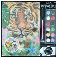 Opakowanie MOZAIKA DIAMENTOWA TYGRYS Z KWIATAMI