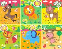 Opakowanie Mozaika papierowa Tangle 6szt 01