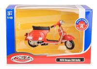 MSZ 1:18 1976 Vespa 200 Rally/67709/red. Wydawca: Daffi. SmakLiter.pl Opakowanie MSZ 1:18 1976 Vespa 200 Rally/67709/red