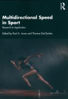Multidirectional Speed in Sport. Autor: Jones. SmakLiter.pl Okładka książki Multidirectional Speed in Sport