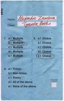 Multiple Choice. Autor: Zambra Alejandro. SmakLiter.pl Okładka książki Multiple Choice