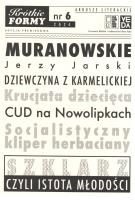 Muranowskie. Autor: Jarski Jerzy. SmakLiter.pl Okładka książki Muranowskie
