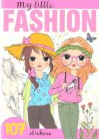 Okładka książki My little Fashion z naklejkami