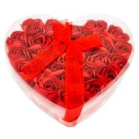 Opakowanie Mydlane róże czerwone 24szt