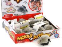 Opakowanie Mysz nakręcana szara (12szt)