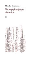 Okładka książki Na najpiękniejszym aksamicie
