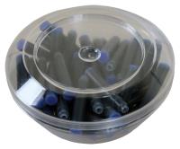 Naboje do piór niebieskie 50 sztuk. Wydawca: CRESCO. SmakLiter.pl Opakowanie Naboje do piór niebieskie 50 sztuk