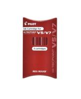 Naboje do V5/V7 czerwone 3 sztuki. Wydawca: Pilot. SmakLiter.pl Opakowanie Naboje do V5/V7 czerwone 3 sztuki