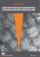 Okładka książki Nadstopy niklu wytwarzane w przyrostowym..