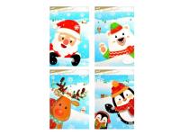 Opakowanie Naklejka BN brokat 20x30cm MIX