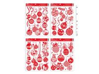 Opakowanie Naklejka BN brokat 20x30cm MIX