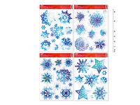 Opakowanie Naklejka BN brokat 30x42cm mix