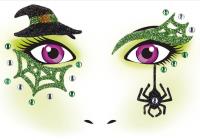 Opakowanie Naklejka Face Art Czarownica