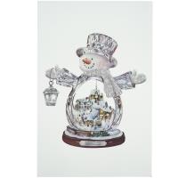 Opakowanie Naklejka kryształowy efekt bałwanek