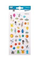 Naklejki 3D kosmos. Wydawca: MP Main Paper. SmakLiter.pl Opakowanie Naklejki 3D kosmos