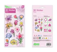 Naklejki 3D - Kwiaty. Wydawca: AVENIR. SmakLiter.pl Opakowanie Naklejki 3D - Kwiaty