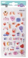 Opakowanie Naklejki 3D Love