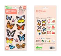 Naklejki 3D - Motyl. Wydawca: AVENIR. SmakLiter.pl Opakowanie Naklejki 3D - Motyl