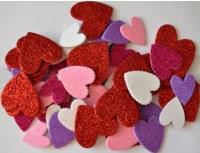 Opakowanie Naklejki 3D serca 64szt