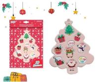 Opakowanie Naklejki 3D święta