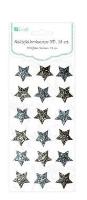 Opakowanie Naklejki brokatowe 3D Gwiazdki (18 sztuk)