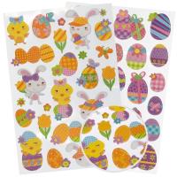 Opakowanie Naklejki brokatowe wielkanocne wzory