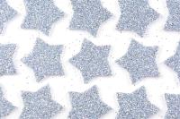 Opakowanie Naklejki brokatowe z pianki srebrne