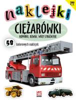 Naklejki. Ciężąrówki. Autor:   Praca zbiorowa. SmakLiter.pl Okładka książki Naklejki. Ciężąrówki